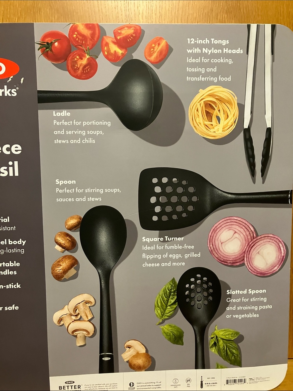OXO Softworks-5 Piece Utensil Set - Picture 3 of 11